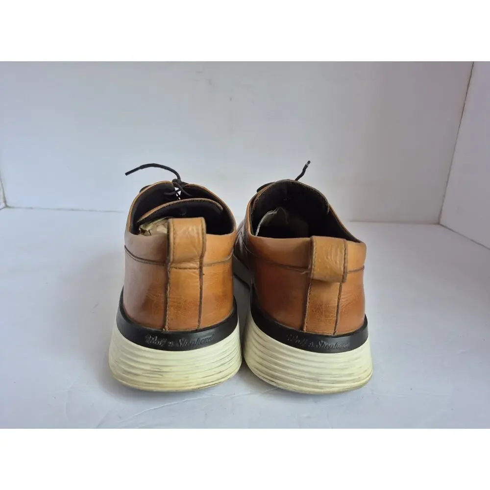 Wolf & Shepherd Crossover Longwing Leather Honey White Shoes Men’s Size 10 M